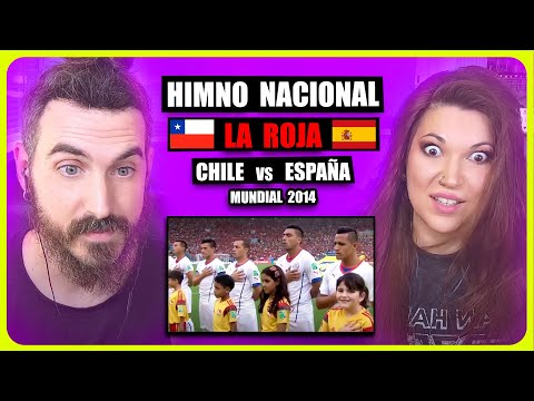 👉 HIMNO DE CHILE VS ESPAÑA - MUNDIAL 2014 - LA ROJA | Somos Curiosos