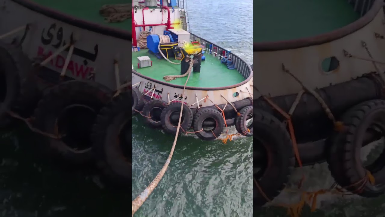 Securing the tug, 4K Video
