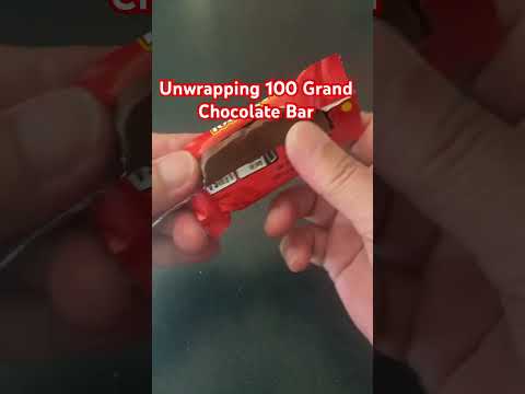 ASMR | UNWRAPPING 100 GRAND CHOCOLATE BAR