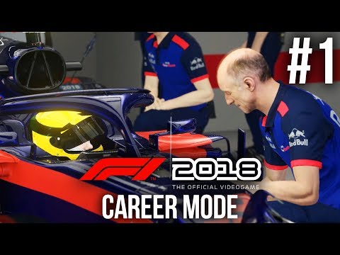 F1 2018 Career Mode Gameplay Walkthrough Part 1 - PICKING MY FIRST TEAM