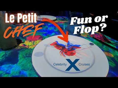 Is it worth it? Le Petit Chef, show and review! - Celebrity Cruises