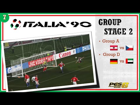 7- ITALIA 90 - World Cup - Group Stage 2 (PES6 History Simulation)