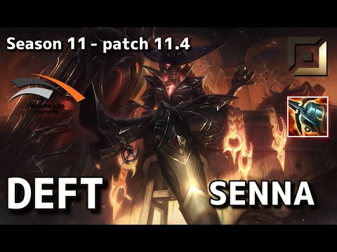 【韓国サーバー/GM/断食セナ】HLE Deft セナ(Senna) VS サミーラ(Samira) BOT - Patch11.4 KR Ranked【LoL】
