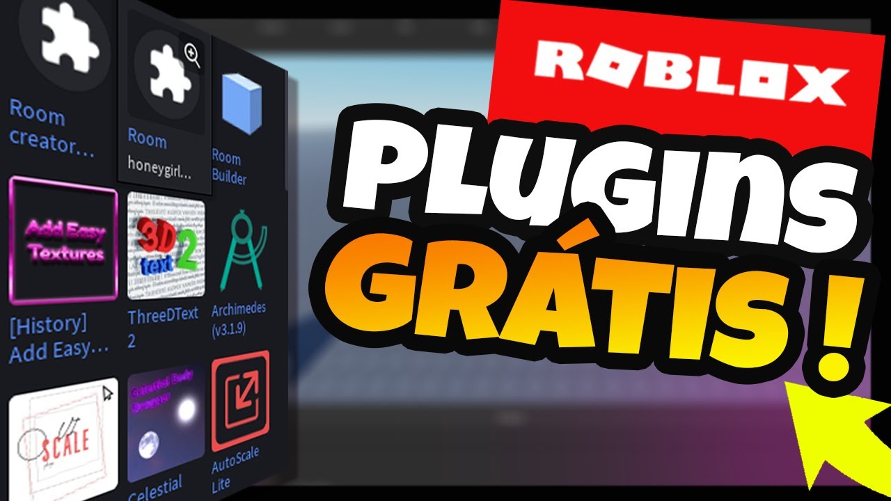 Vídeo demonstrando plugins Roblox Studio para criar mapas
