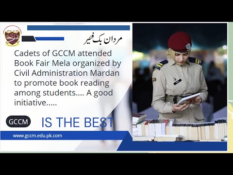Cadets of GCCM attended Book Fair Mela organized by Civil Administration Mardan