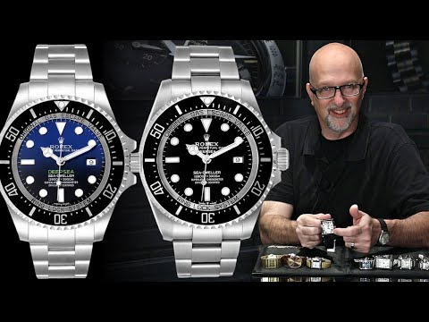 Rolex Deepsea Seadweller 126660 and Cameron D-Blue 116660 Watch Review | SwissWatchExpo