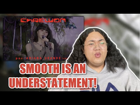 SHE'S SANGING | MUSHROOM LIVE S02 CHAEWON - pov (Ariana Grande Cover) REACTION
