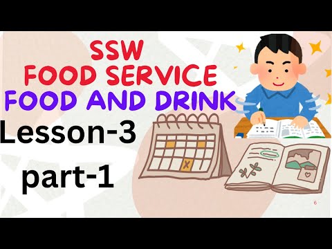 SSW working japan 🇯🇵 food and drink lesson-3part -1#food