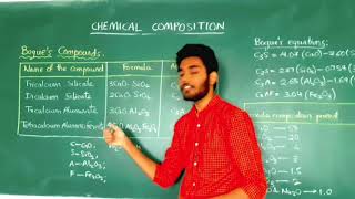 CHEMICAL COMPOSITION OF CEMENT//CONCRETE TECHNOLOGY// WITS-CONNECT