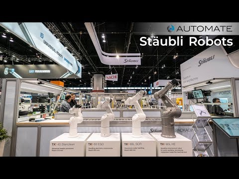 Stäubli SCARA, 6-axis, FAST picker, collaborative robots and more