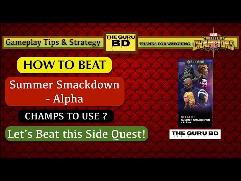 How to Beat Summer Smackdown - Alpha - MCOC