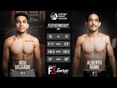 Jose Delgado vs Alberto Romo | UFL 4