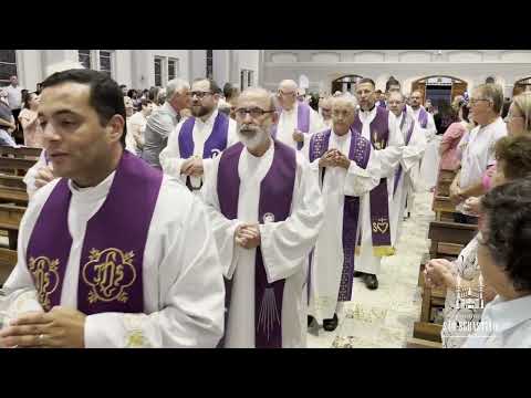 Procissão de entrada Missa posse do novo pároco Padre Marcos Bernardes dia 09-03-25