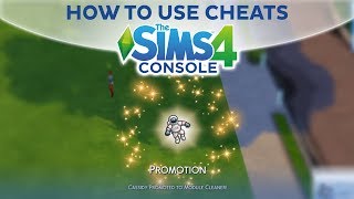 HOW TO USE CHEATS / The Sims 4 Console (PS4, Xbox One)