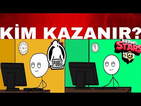 Pubg Oyuncuları VS Brawl Stars Oyuncuları (Animasyon)