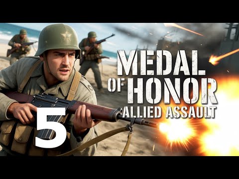 Medal of Honor: Allied Assault Gameplay Walkthrough Part 5 - No Commentary