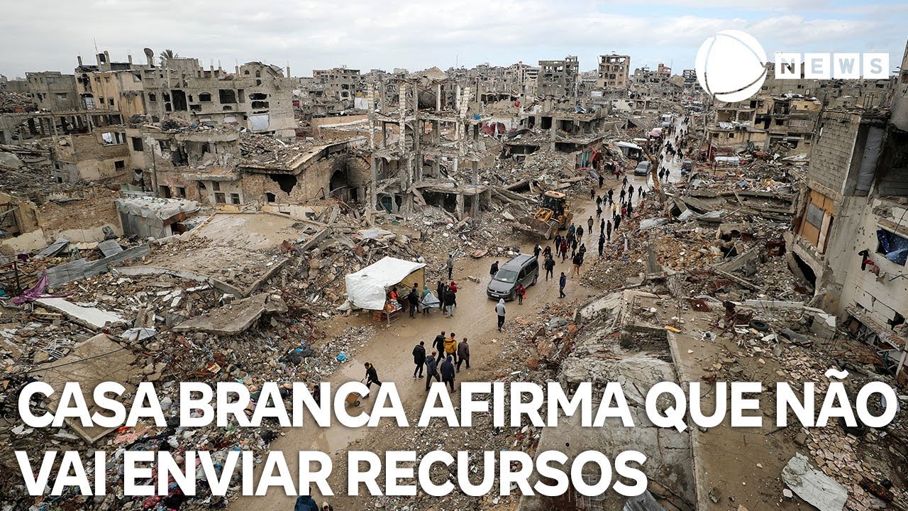 Casa Branca afirma que não vai enviar recursos e tropas para a Faixa de Gaza