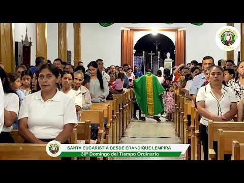 SANTA MISA CON EL PADRE SANDRO AGUILAR DESDE ERANDIQUE LEMPIRA, HONDURAS.