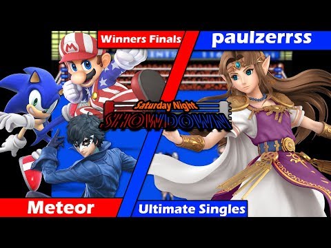 Saturday Night Showdown! #4 Meteor(Sonic,Mario,Joker) Vs. paulzerrss(Zelda) Winners Finals
