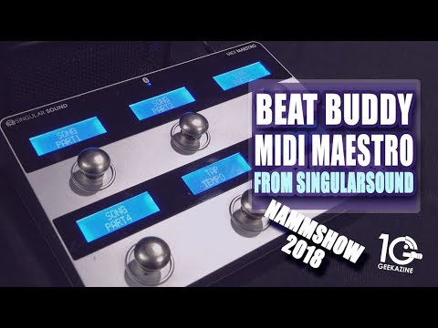 BeatBuddy adds MIDI Maestro pedalboard from Singular Sound