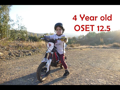 4 year old OSET 12.5 Portugal Trials bike