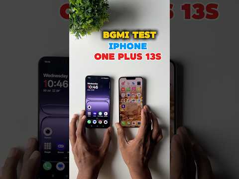 OnePlus 13S vs iPhone - BGMI SPEED TEST SHOWDOWN! 😱 (90FPS Battle)
