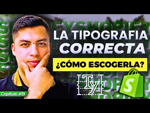 La Mejor Tipografia para tu TIENDA de SHOPIFY