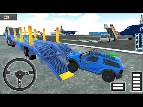Us Police Car Transporter Police Transport Game 2021– Police Gadi Game – Android Gameplay