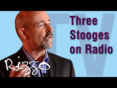 Steve Rizzo meets the Three Stooges  on Radio