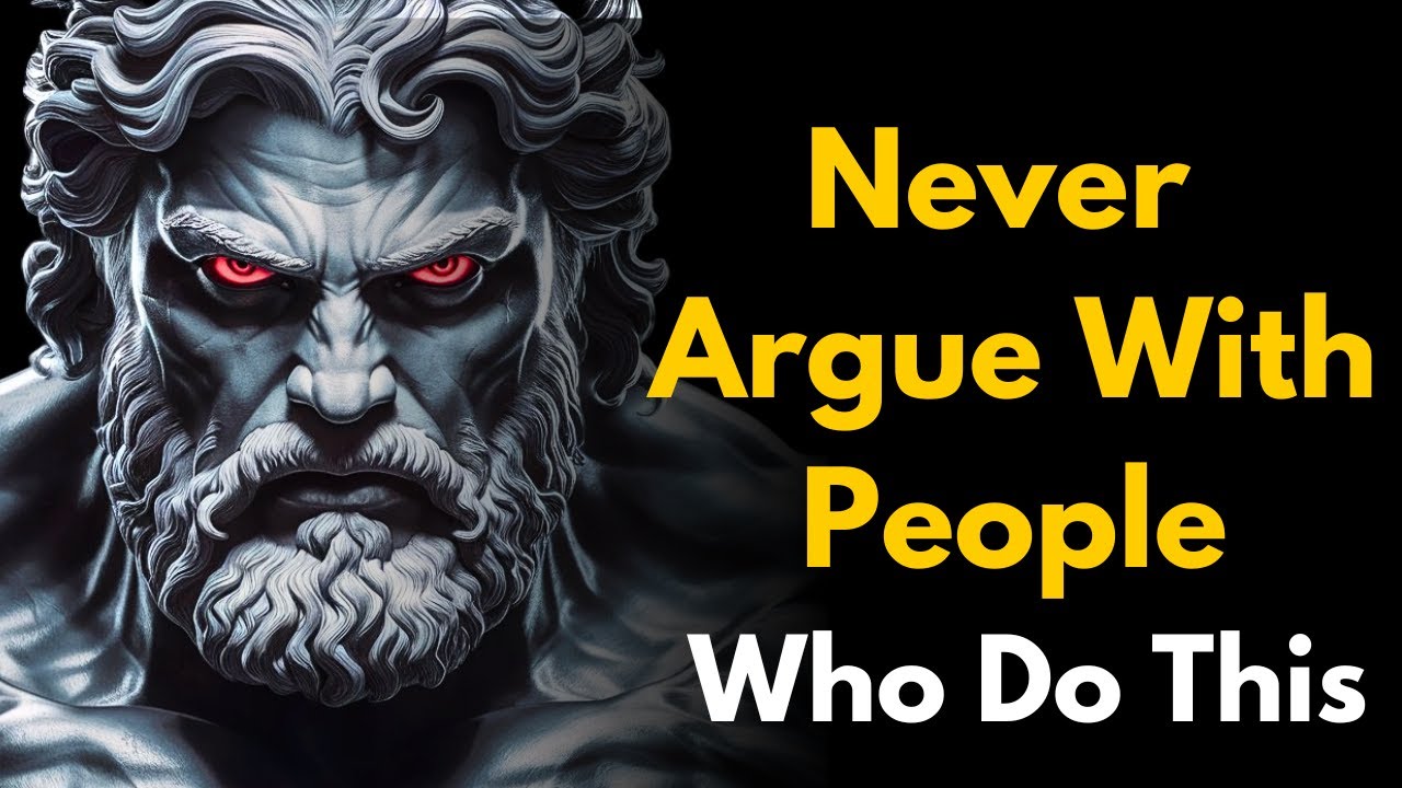 Never Waste Time Arguing With People Who Do THIS! | Stoic Philosophy