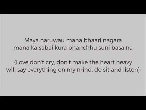 Maya - Ayush Gauchan (Prabesh K. Shrestha cover) [Lyrics] {With English translation}