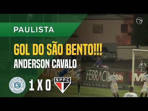 GOL (ANDERSON CAVALO) - SÃO BENTO  X SÃO PAULO - 17/01 - PAULISTA 2018
