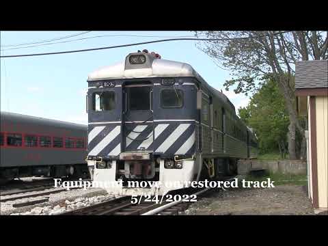 Abandoned railroad siding restored: Equipment move