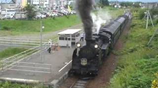 preview picture of video 'C11 Steam Train departing Shimizusawa'