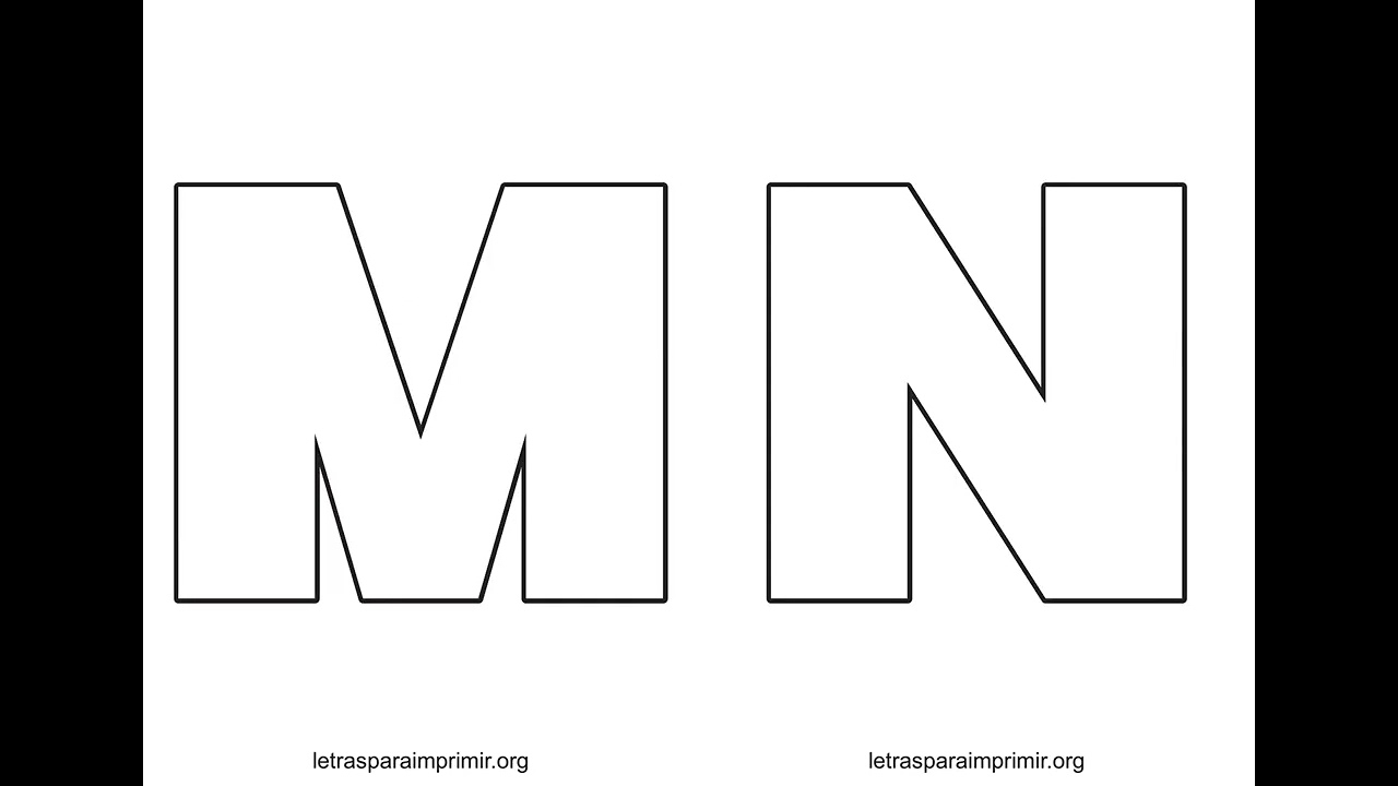 MOLDES DE LETRAS MAYUSCULAS   PARA CARTELES