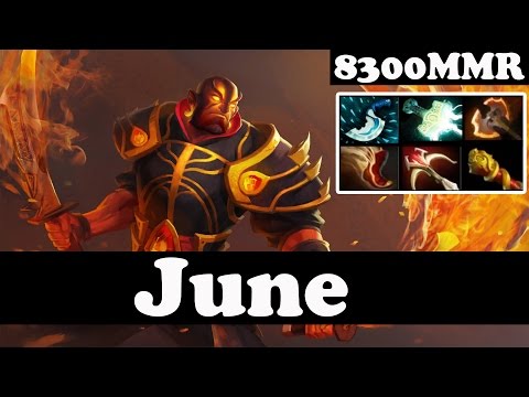 June 8300 MMR TOP 1 MMR CHINA Plays Ember Spirit Vol 2 - Ranked Match Gameplay - Dota 2