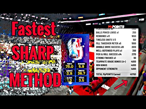 NBA 2K19 BEST REP METHOD FOR SHARPSHOOTERS! 80 TO 100K PER HOUR