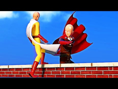 Can One Punch Man save city from evil Saitama - Overgrowth Mods Gameplay