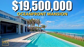 Touring a $19,500,000 Oceanfront Florida MEGA MANSION | Peter J Ancona