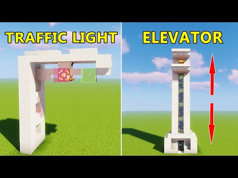 Eagle MCraft - 3+ Redstone Build Hacks (Traffic Light Working) for Survival in Minecraft