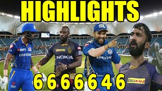 IPL 2020 LIVE HIGHLIGHTS, KRR vs MI Match: Kolkata vs Mumbai, 5th Match - Hitmen sixes - MI won