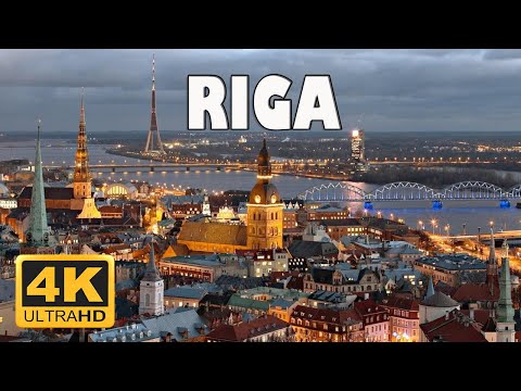 Riga, Latvia 🇱🇻 | 4K Drone Footage