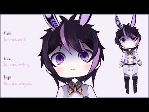 [Live2D] AshurVT Chibi Model Showcase [Vtuber]