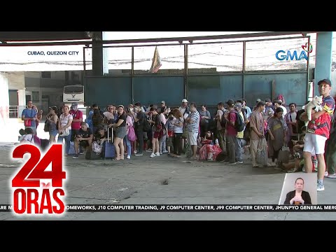 Mahigit 100 pasaherong pa-Batangas, humabol sa pag-uwi; mga pasaherong pa-norte, iilan… 24 Oras