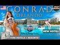 We Stayed At Conrad Orlando Lagoon Resort 5 Star Hotel With Evermore Next To Disney World Universal