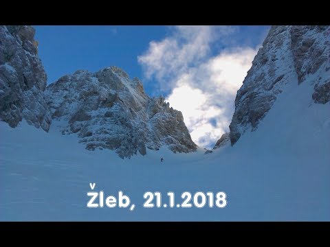 Žleb, Suho ruševje, 21.1.2018