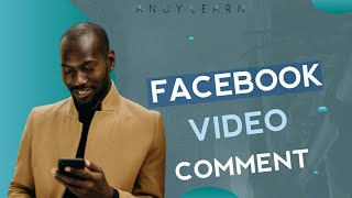 How To Download A Video Comment On Facebook.