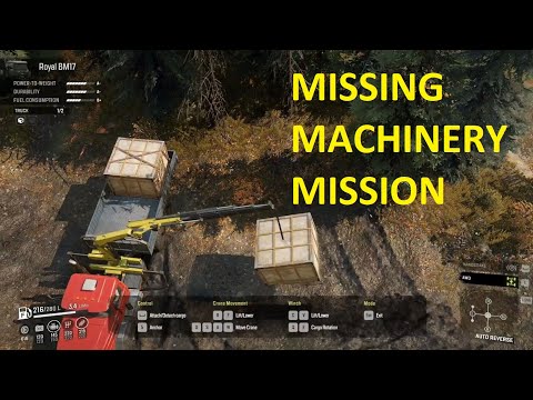 Snowrunner - Missing Machinery Mission Gameplay