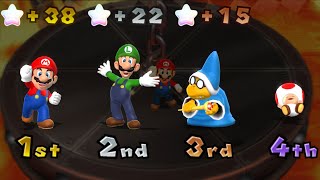 Mario Party 9 - Mario vs Luigi vs Magikoopa vs Toad - Bowser Station
