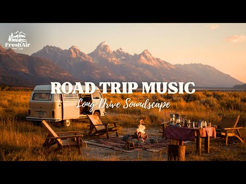 Acoustic Folk Music for Long Drives 🌾 Midwest Prairie Roads